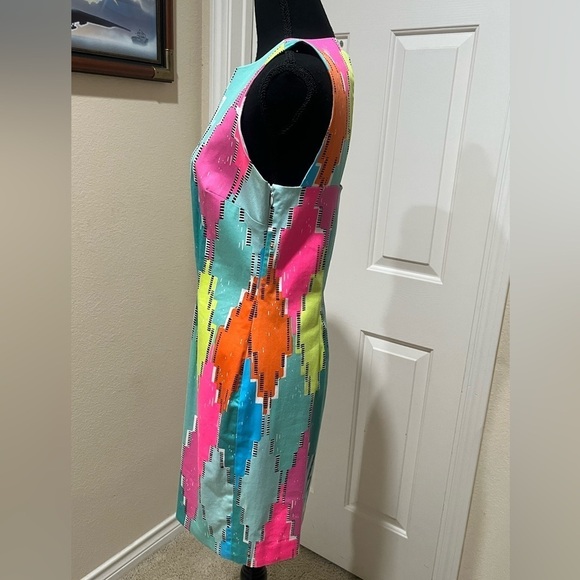 CeCe ABSTRACT, VERSATILE OCCASION, PASTEL DRESS SIZE 6 - Picture 7 of 10